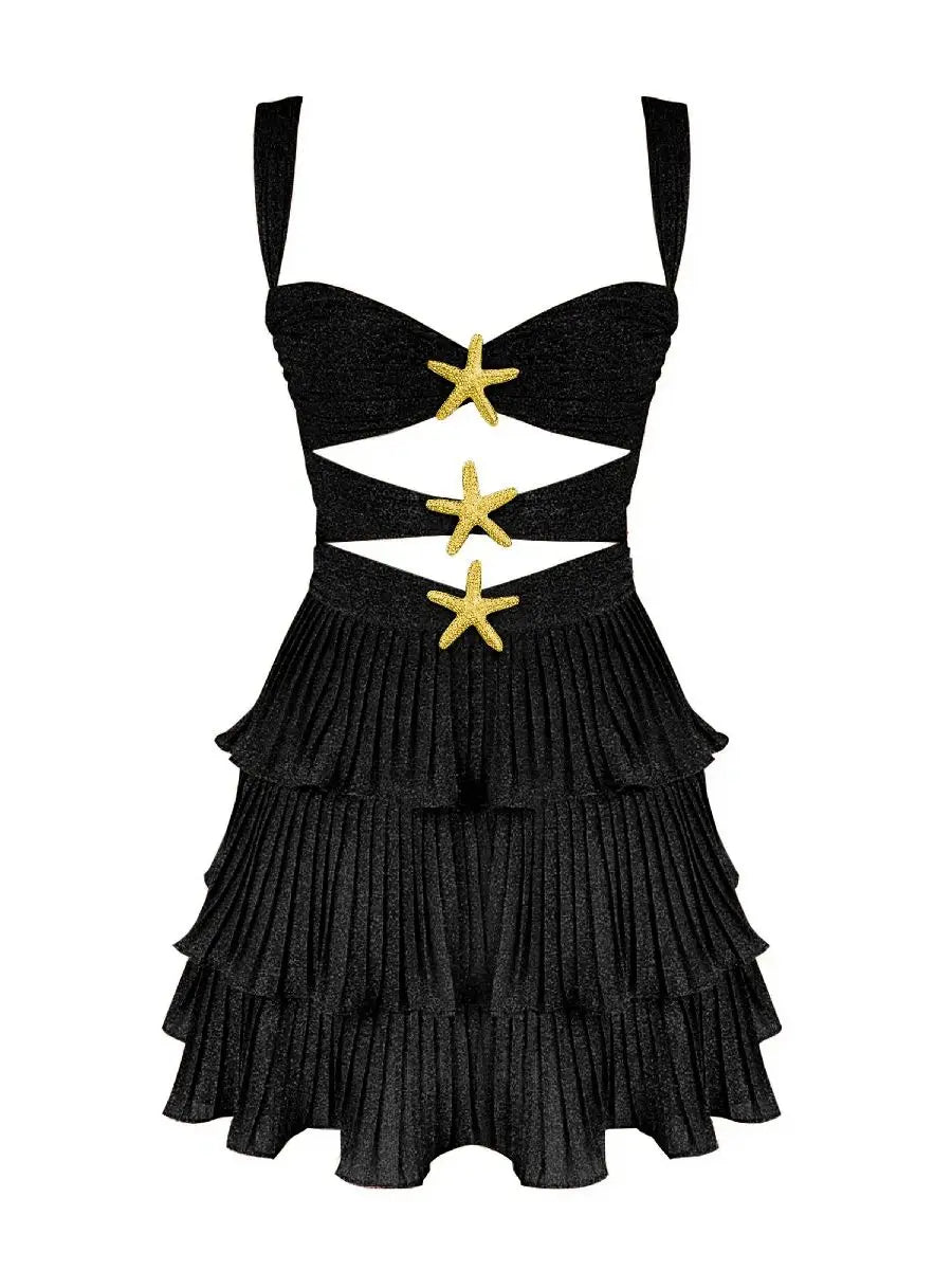 Mermaid Cami Dress Elegant Bandag Sleeveless