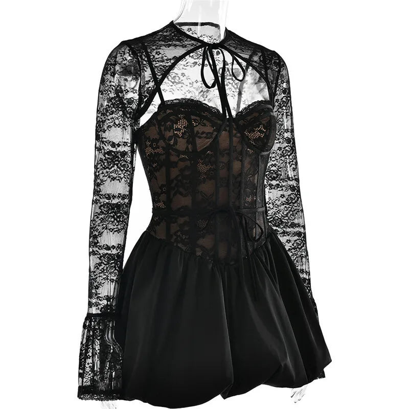 Puffball Sexy Mini Dress