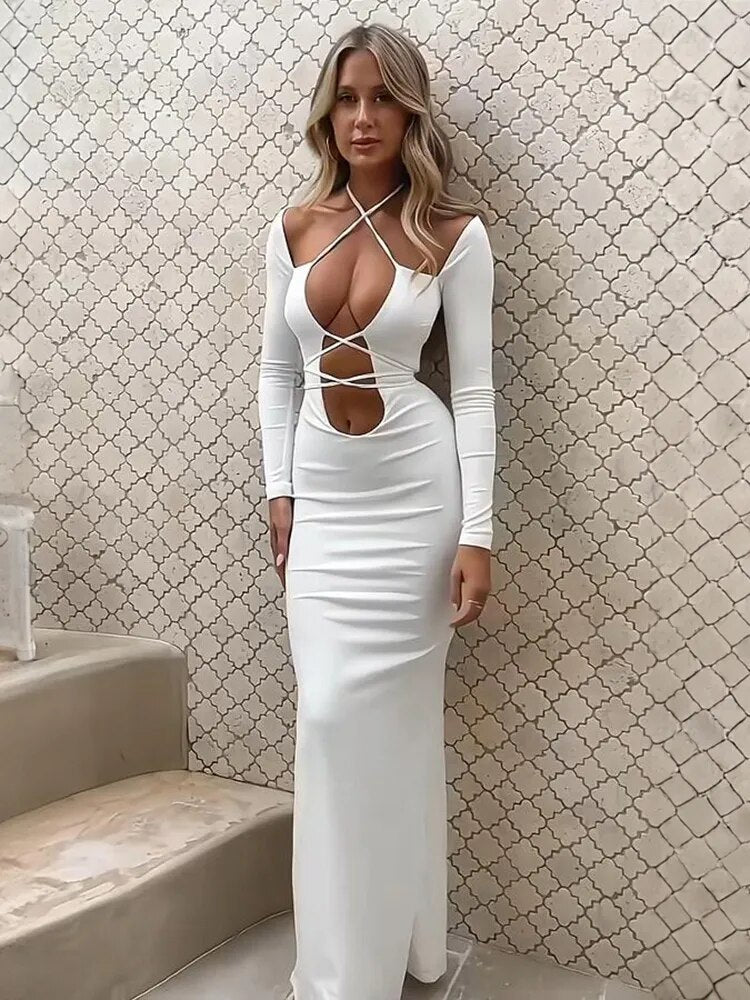 Floor Length Sheath Dress