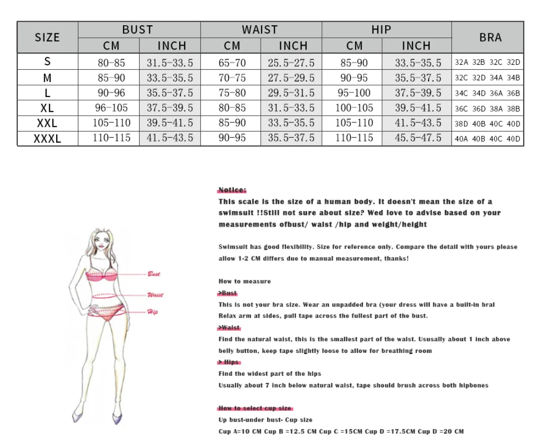 3 Pieces Sets Sexy Halter Swimsuit
