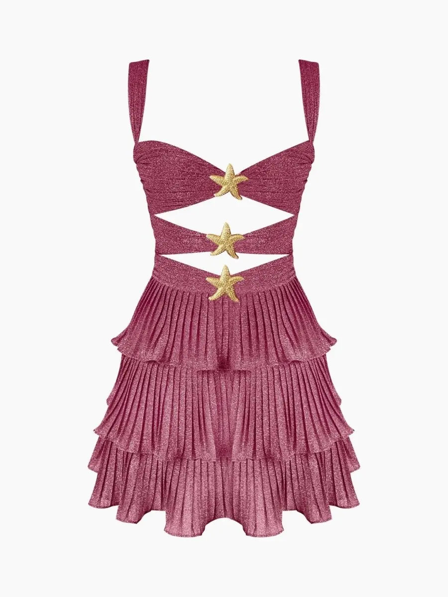 Mermaid Cami Dress Elegant Bandag Sleeveless