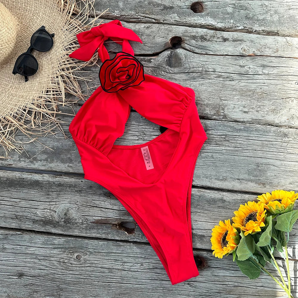 Floral Swimsuit Bodysuit