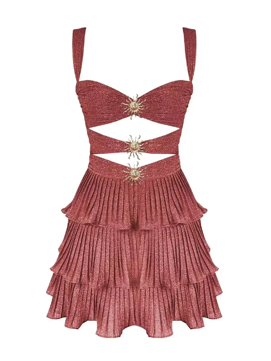 Mermaid Cami Dress Elegant Bandag Sleeveless