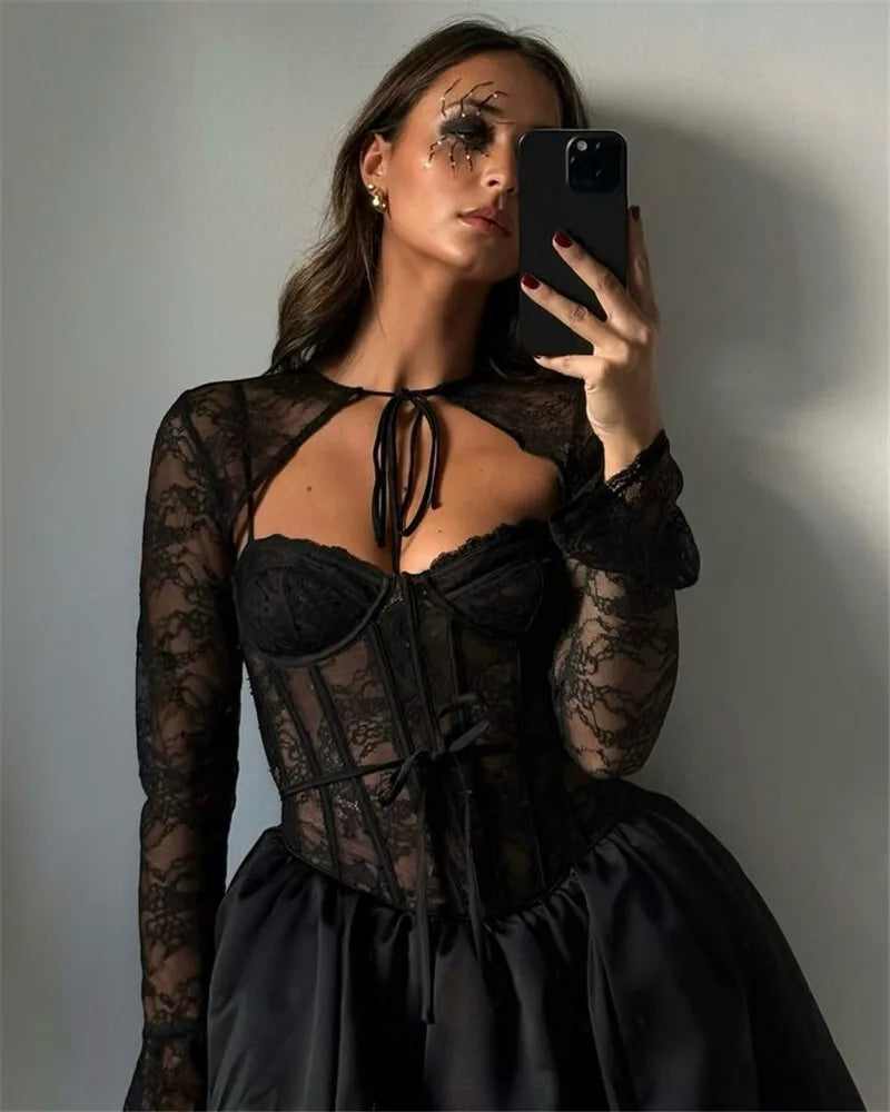 Puffball Sexy Mini Dress