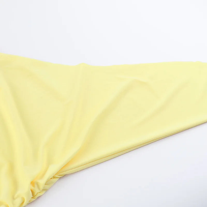 Shoulder Backless Sexy Midi Dress