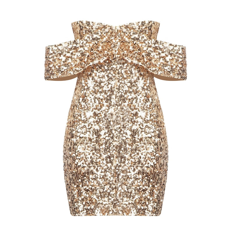 Shoulder Wrapping Dress