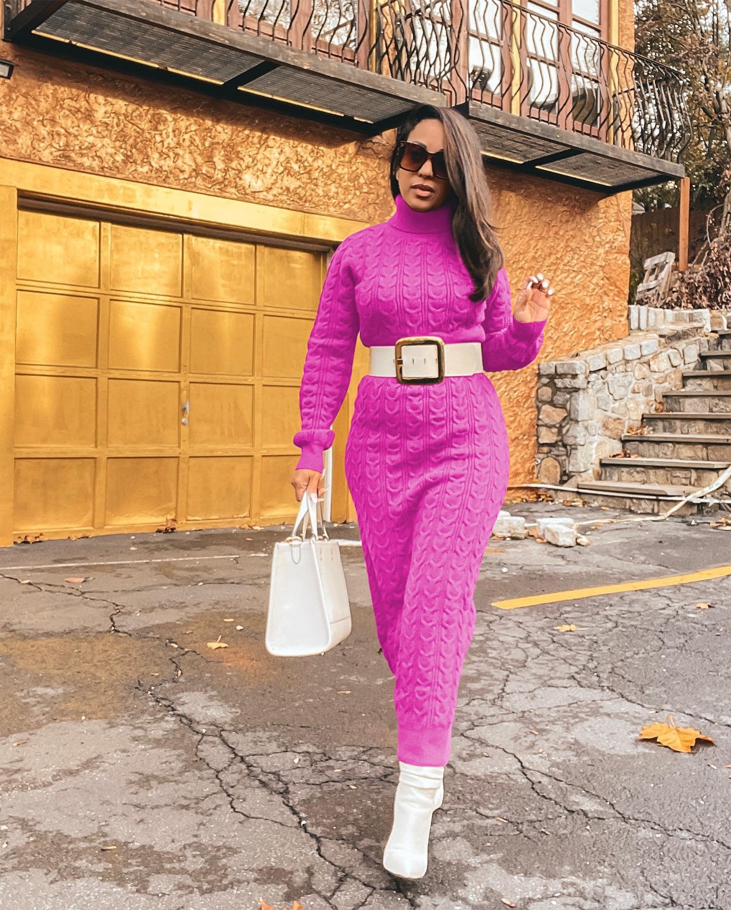 Turtleneck Bodycone Dress