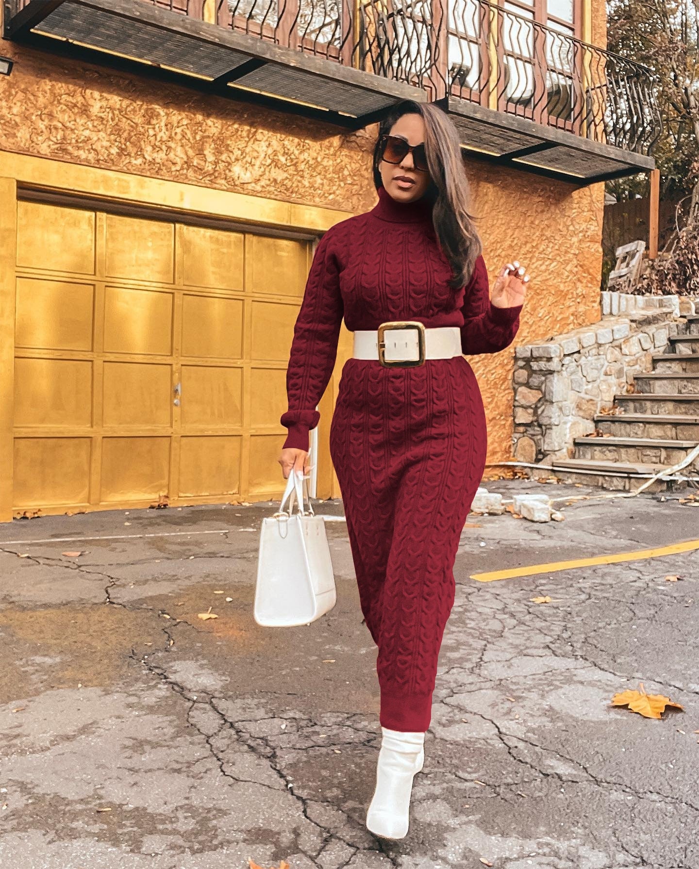 Turtleneck Bodycone Dress