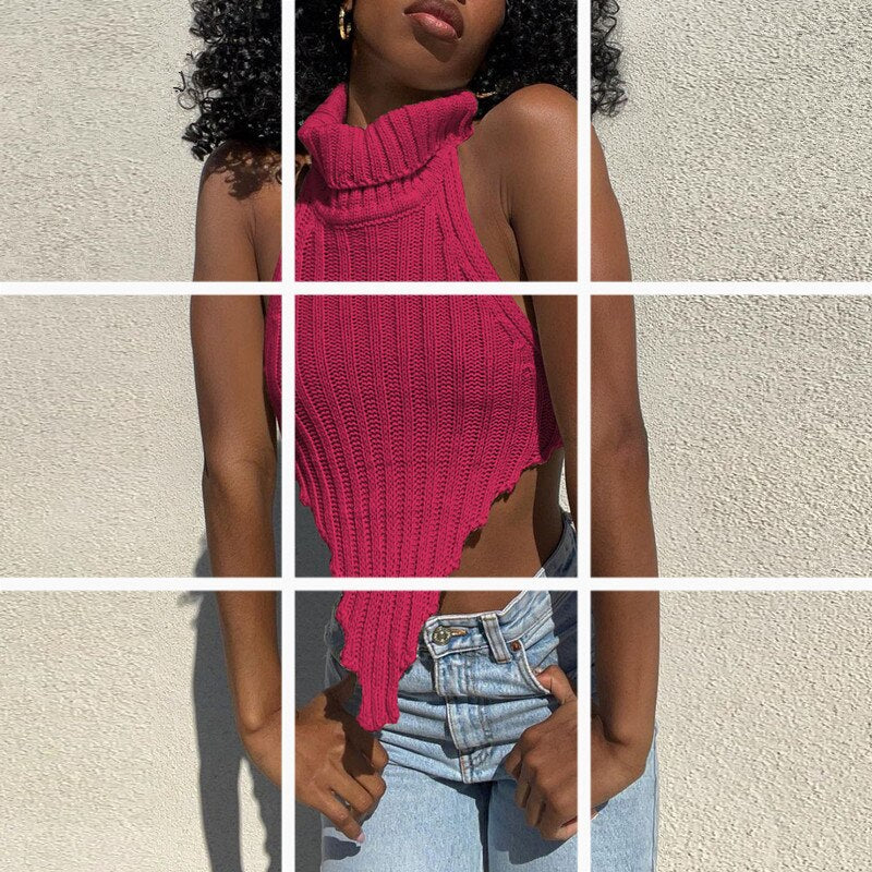 Sleeveless Oversized top