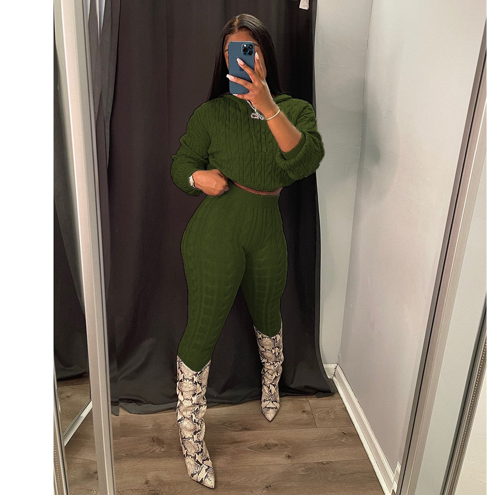 High Waist Ankle Pants
