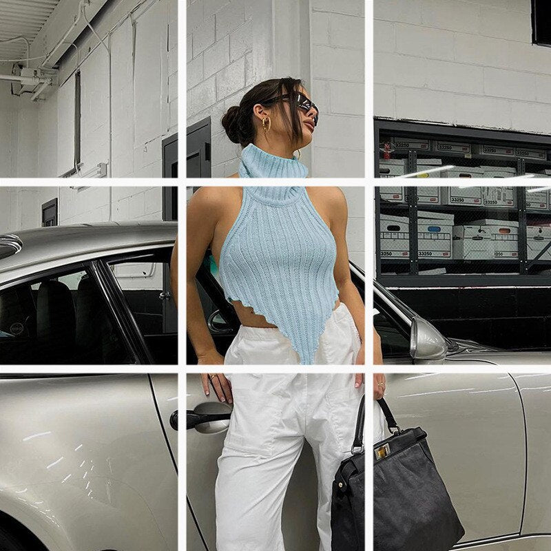 Sleeveless Oversized top