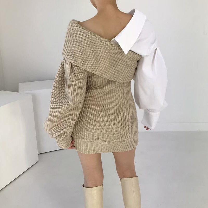 Office Lady Length Dress