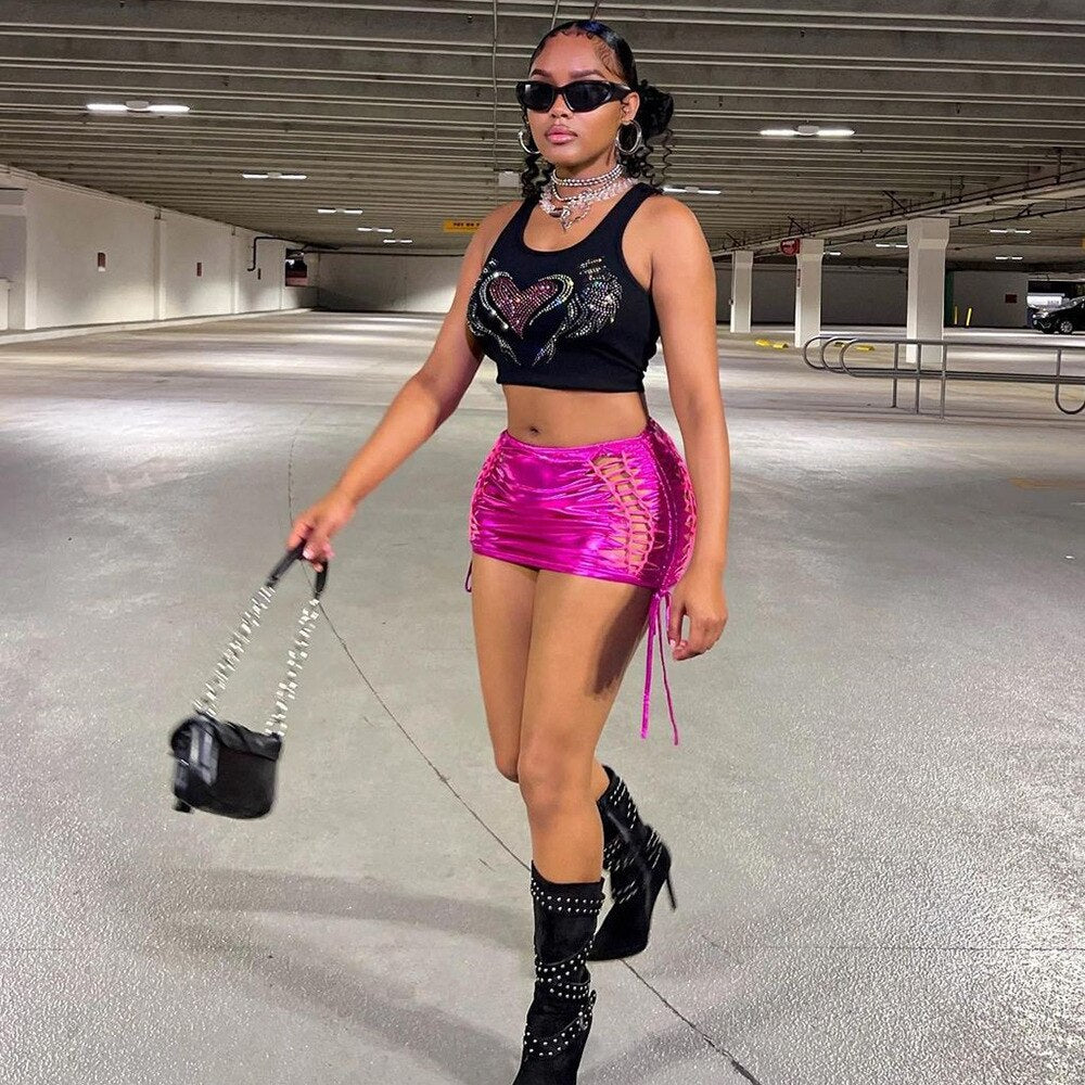 High-Waisted Casual skirt