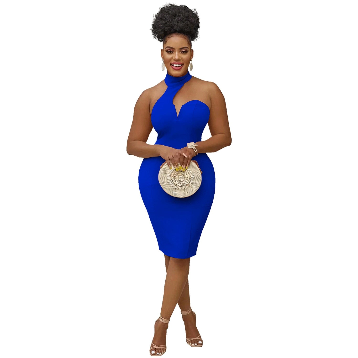 Halter Neck Pencil Dress