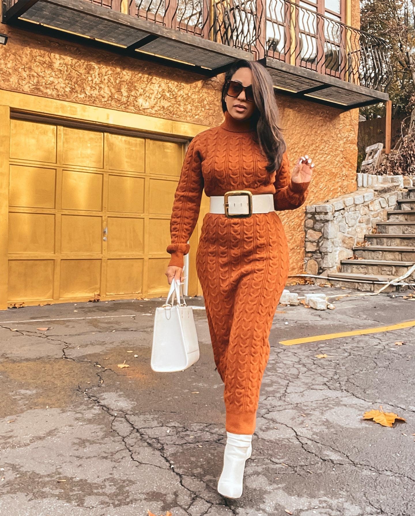 Turtleneck Bodycone Dress