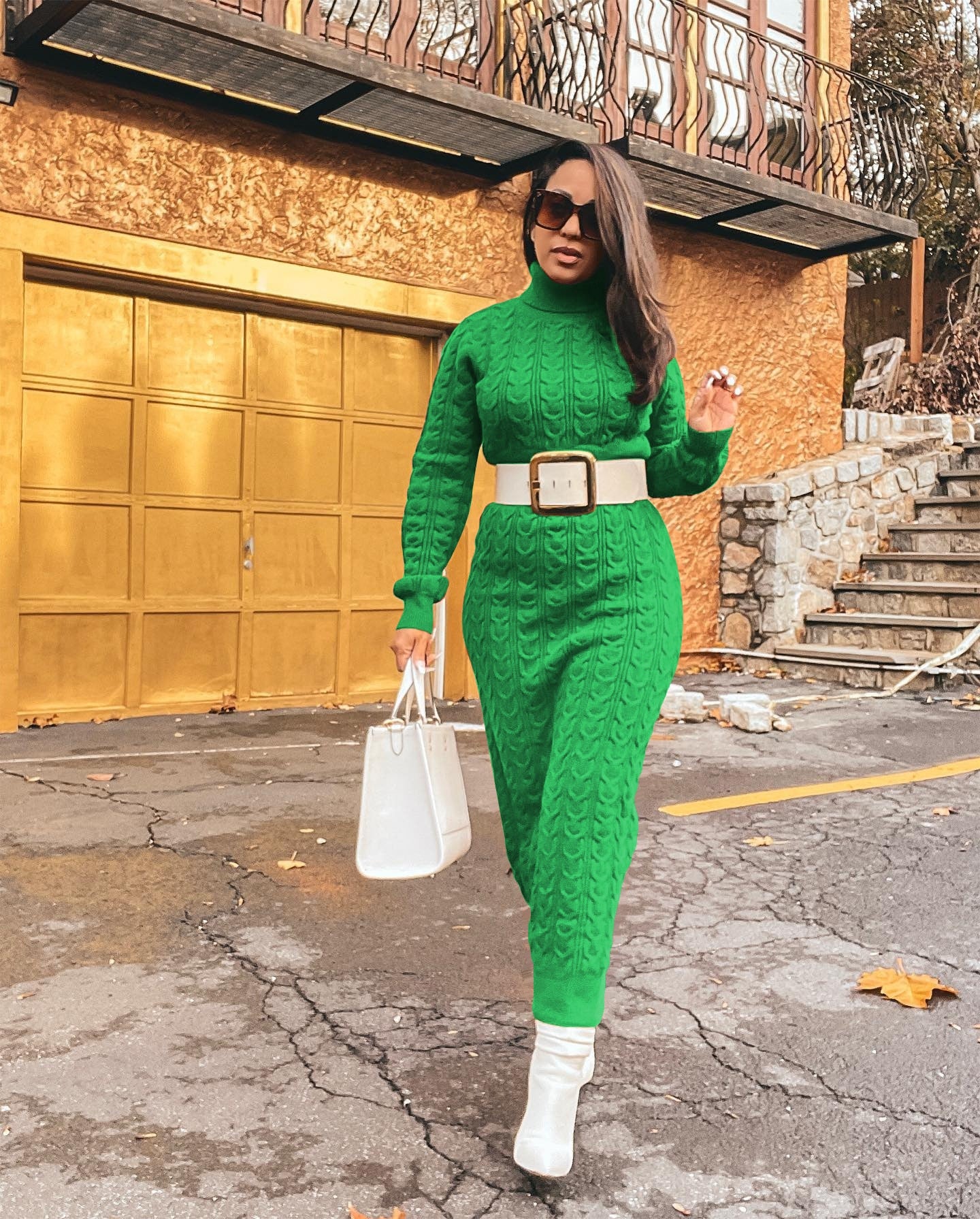 Turtleneck Bodycone Dress