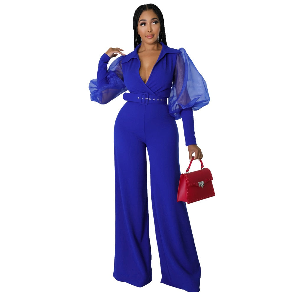 Patchwork Pencil Jumpsuit