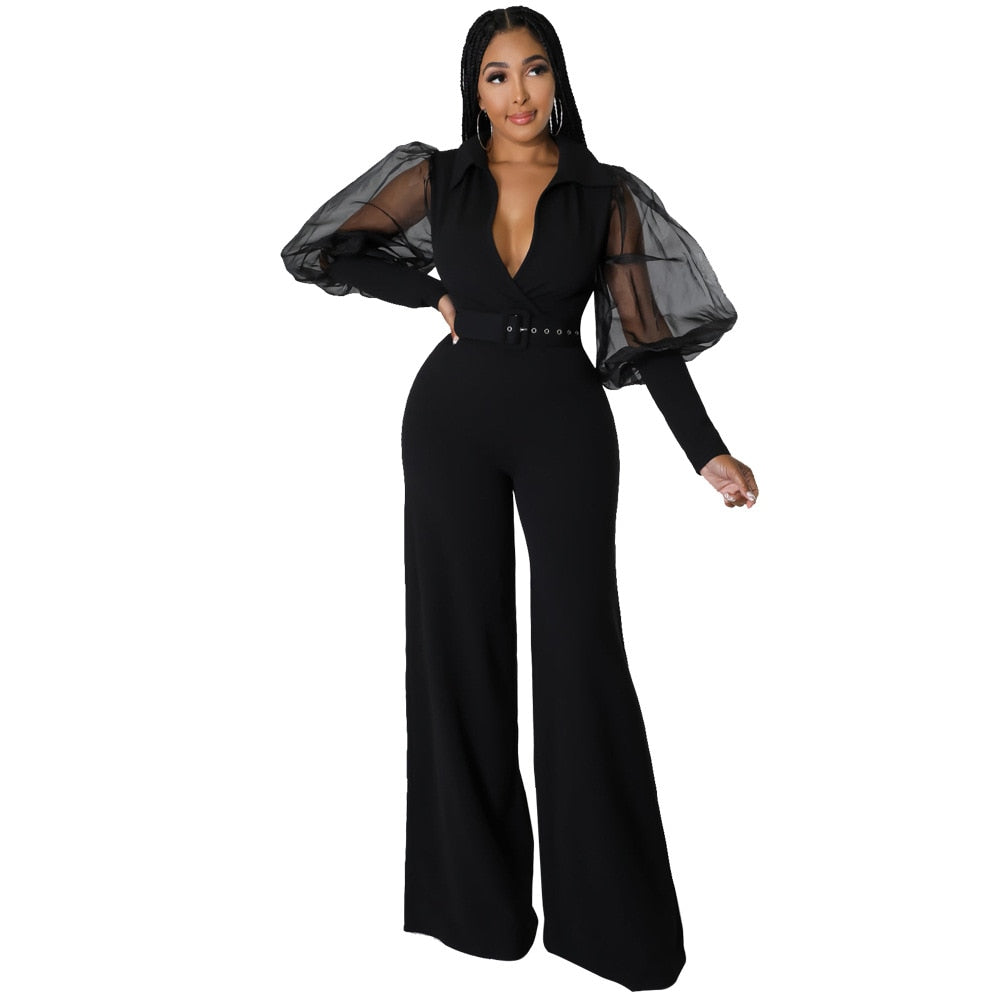 Patchwork Pencil Jumpsuit