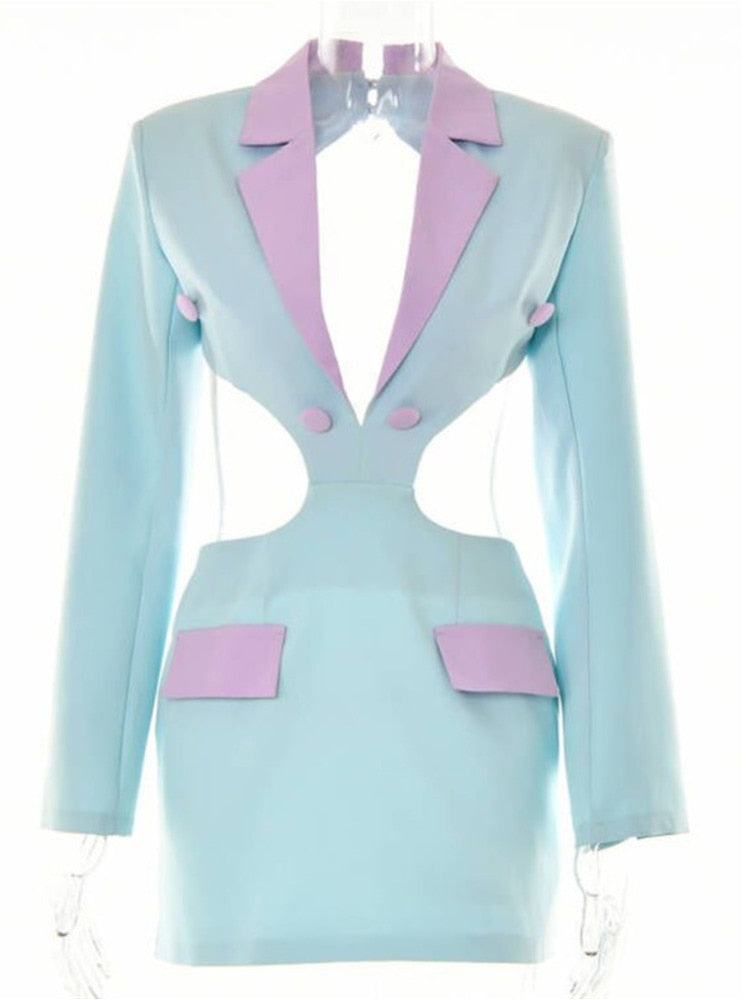 Blazer Dress Full Sleeve