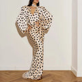 Elegant Prom Dress With Scarf Sexy V Neck Full Sleeves Long Party Gown Formal Wedding Guest Birthday Evening Robe
