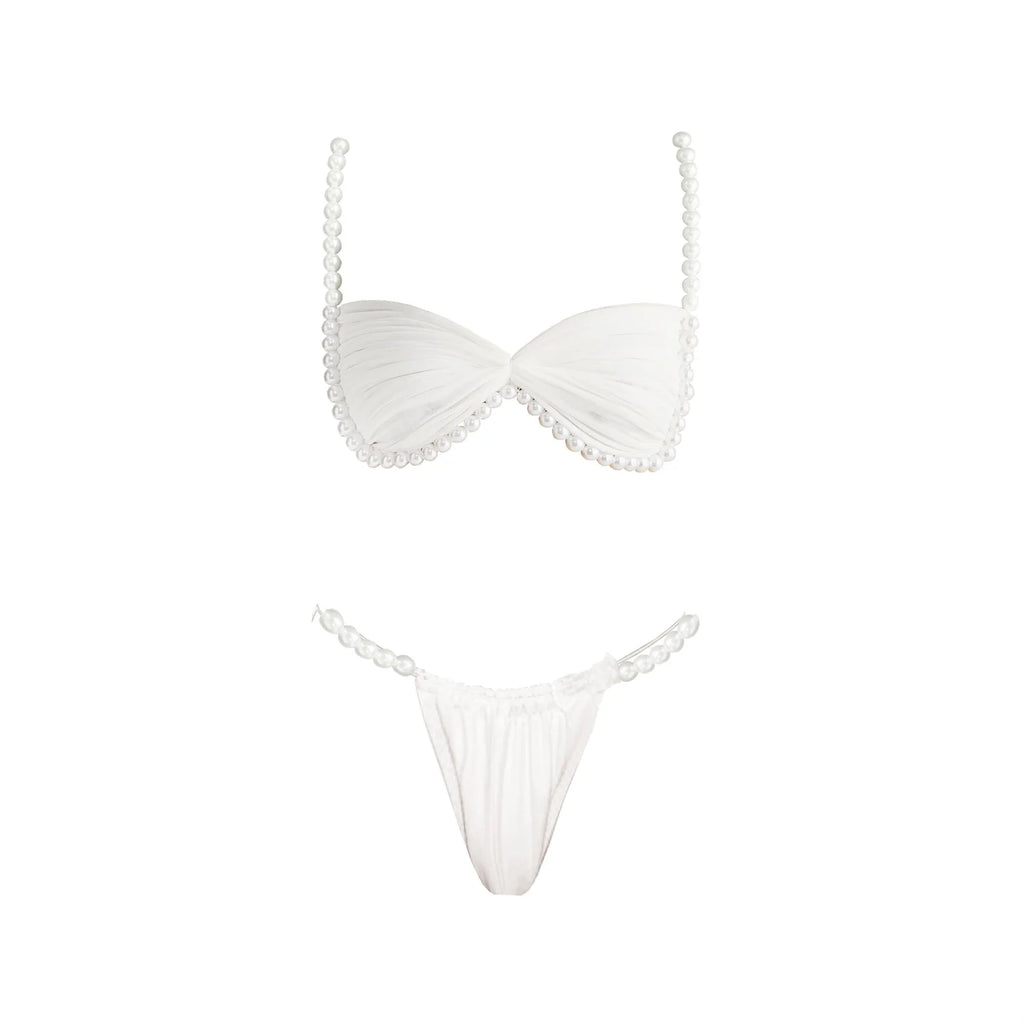 Beads 3Pcs Skirt Bathing Suits