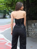 Sexy Solid Corset Elegant Sleeveless