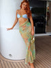 Flowers Low-Neck Sleeveless dress