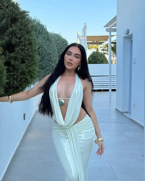 3 Pieces Sets Sexy Halter Swimsuit