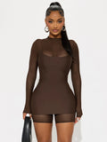 Romper+Dress Adjustable Strap Tight Mini Bodycon