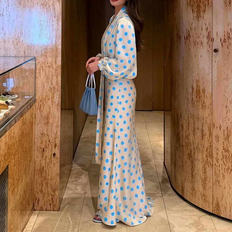 Elegant Prom Dress With Scarf Sexy V Neck Full Sleeves Long Party Gown Formal Wedding Guest Birthday Evening Robe