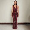 Lace Hollow Out Sexy Pants Sets