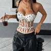 Sexy Solid Corset Elegant Sleeveless