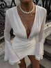 Deep V Neck Dress