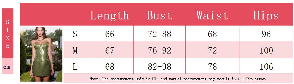 Luxury Leather Strapless Short Dress Chic Womens Summer Sexy Party Waist Curvy Dresses 2025 Evening Red Green Brown Y2K Cocktail