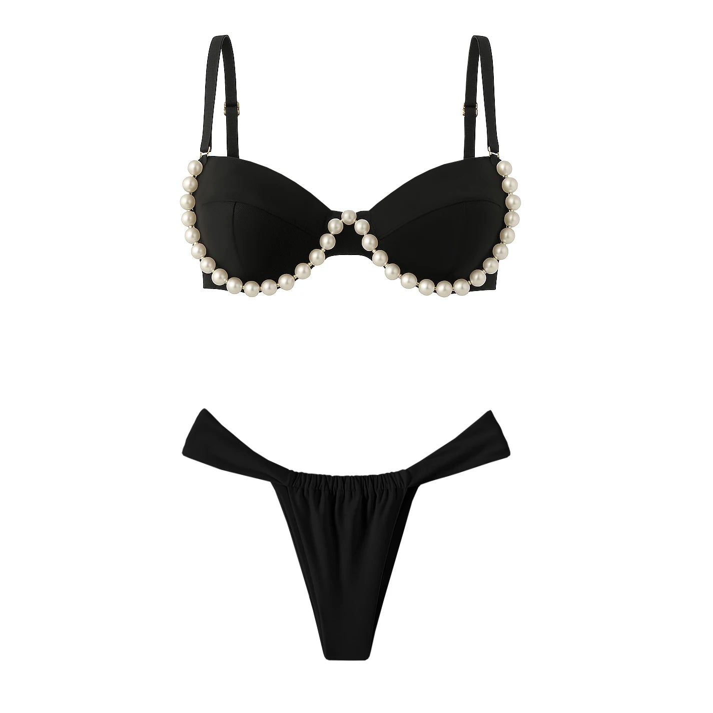 Beads 3Pcs Skirt Bathing Suits