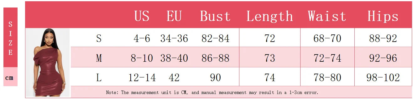 Luxury Leather Strapless Short Dress Chic Womens Summer Sexy Party Waist Curvy Dresses 2025 Evening Red Green Brown Y2K Cocktail