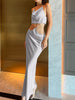 High Waist Long Skirt Set