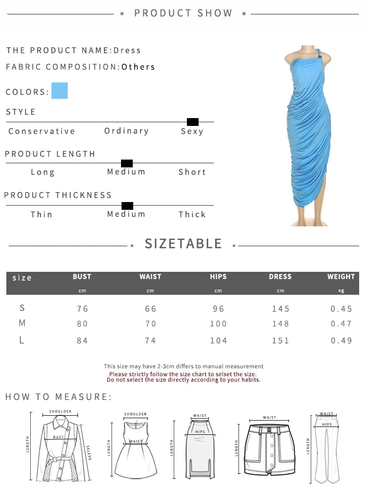Asymmetry Split Backless Ruched Dress