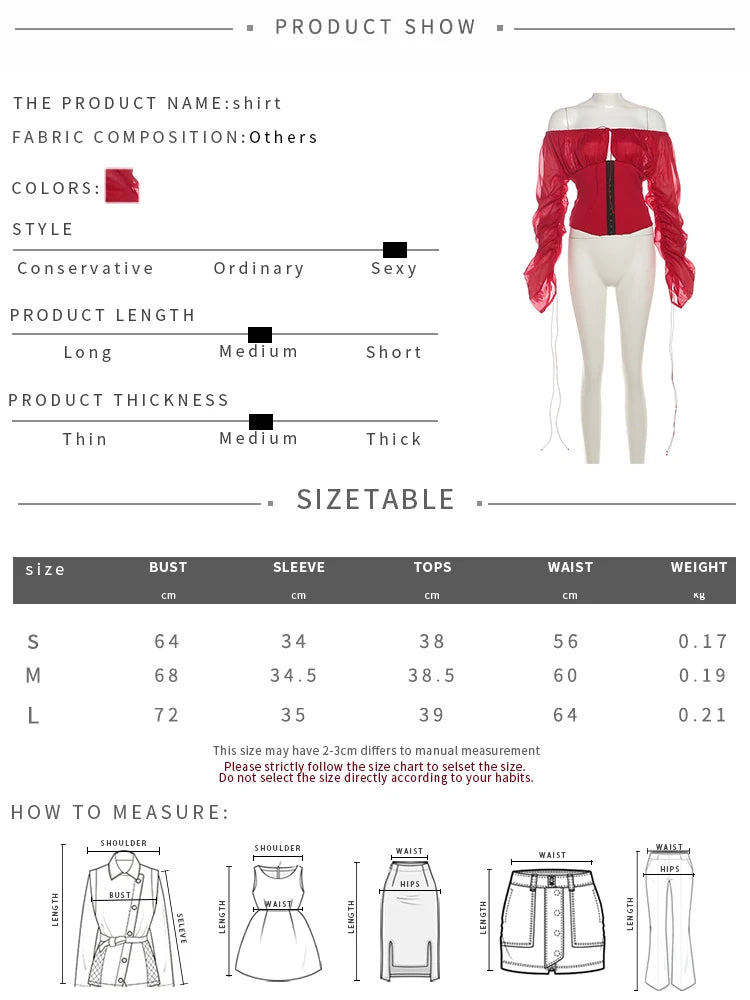 High-Stretch Lantern Sleeve Party Blouse