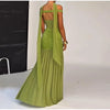 Off-shoulder Backless Maxi Dress