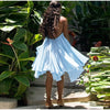 Halter Backless Short  Mini Dress