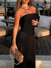 Tunic  Sleeveless Patchwork Tassels Midi Dress