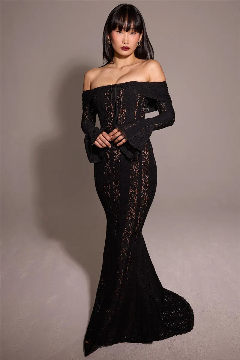 Off-shoulder Sexy Maxi Dress Strapless Backless
