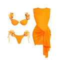 Flower Bikini Mirco Swimsuit Beachwear