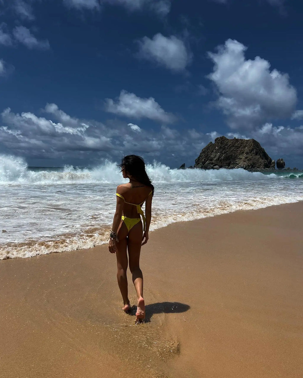 2024 3PC Shiny Bandeau Biquini With Cover Up Sexy Swimsuit Woman Swimwear Off Shoulder Swim Suit Star Bikini Bodysuit Beachwear