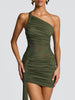 Mesh Patchwork Backless Ribbon Mini Bodycon dress