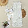 3 Pieces Bikini Set Push Up sun