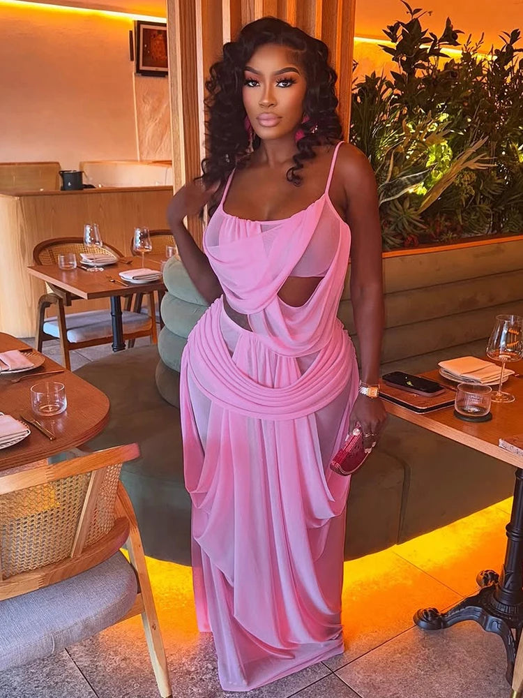 Ruched Elegant 2 Pieces Backless Camisole