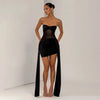 Off-shoulder Strapless Sexy Mini Dress