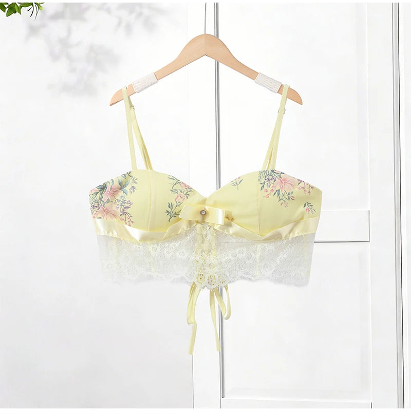 Floral Printed Women's Dress Lace Patchwork Spaghetti Strap Cami Top Female Tulle Ruffle Maxi Skirt Party Beach Dresses For Lady